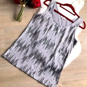 🎀NWOT Calvin Klien Sz S Glittery Sequin Grey Top